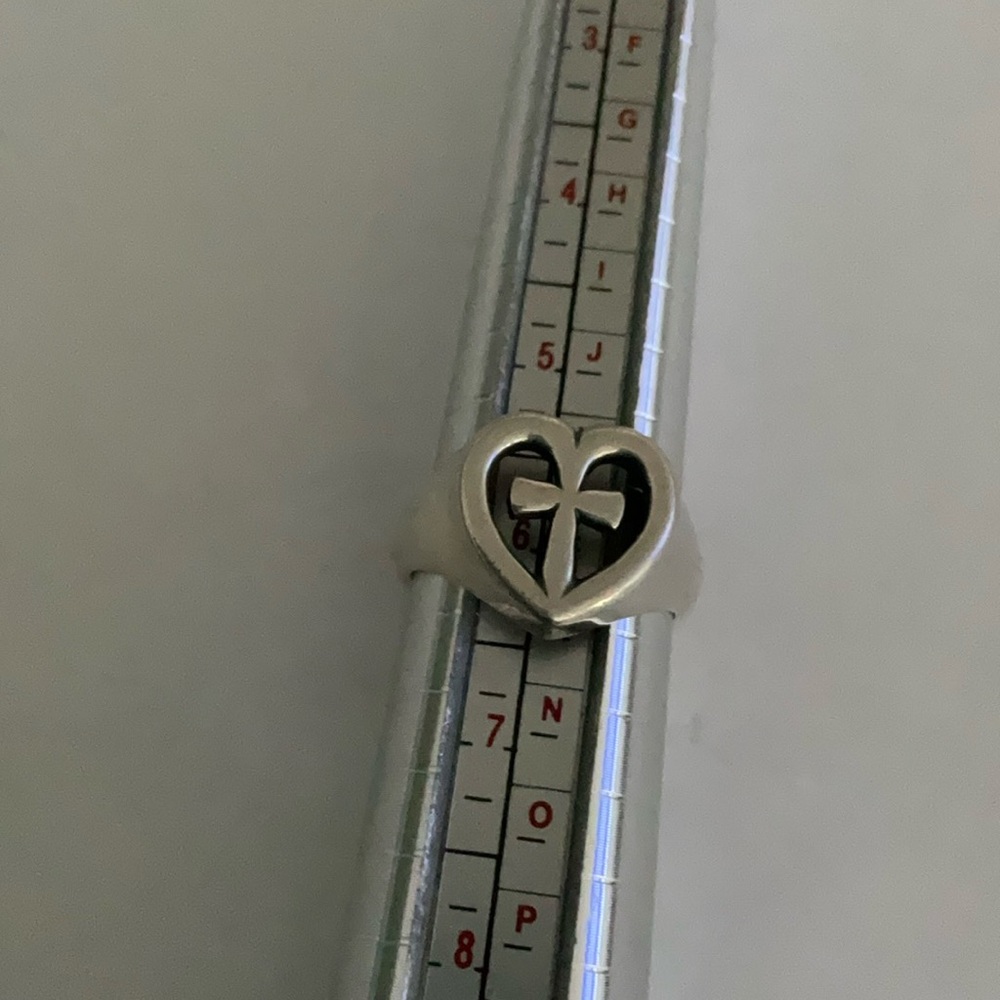 James Avery cross ring